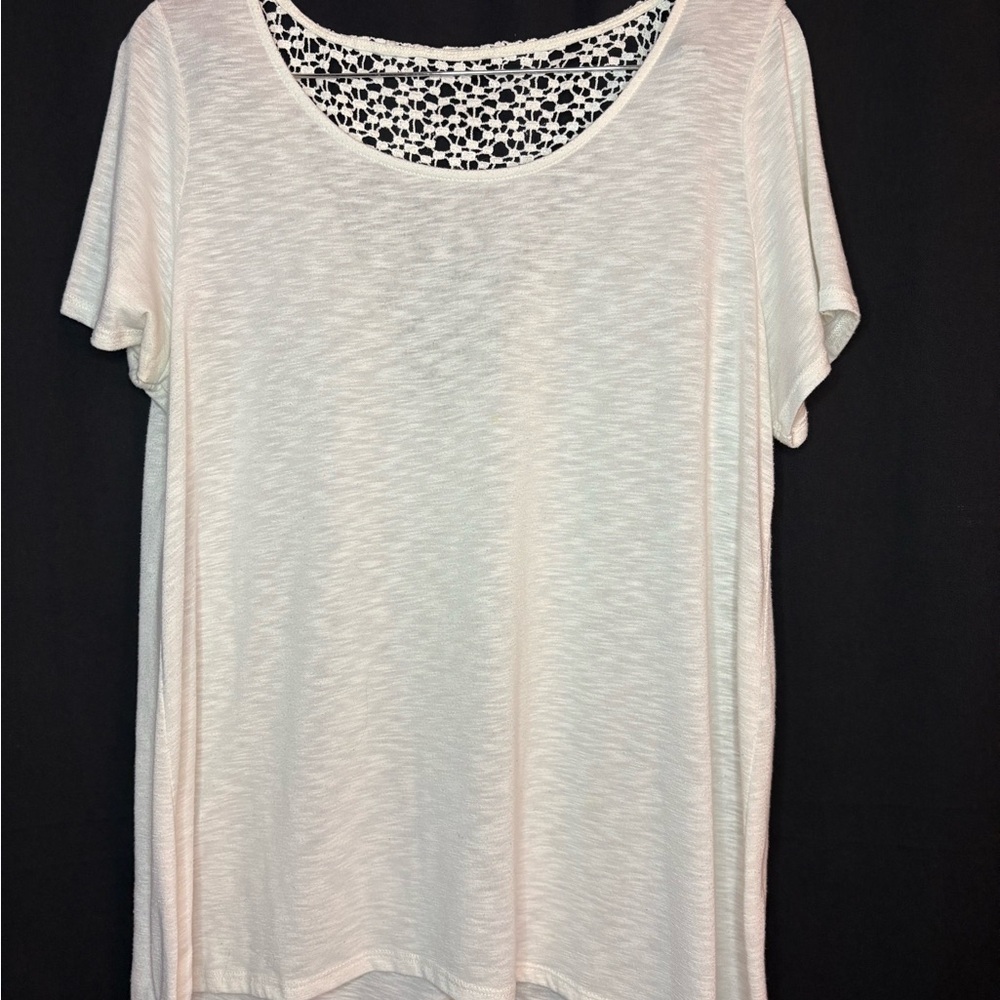 Madison & Berkeley Light Cream Short Sleeve Tee